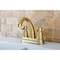 Kingston Brass KS8612DX 4" Centerset Bathroom Faucet, Polished Brass KS8612DX - alternate 2